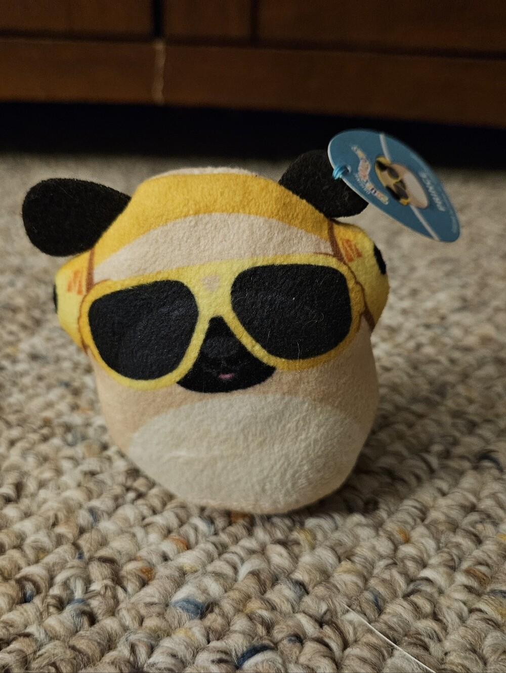 McDonalds Squishmallows Prince Pug